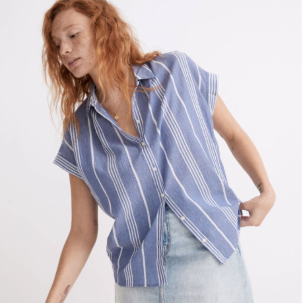 Madewell Central Shirt in Highley Stripe